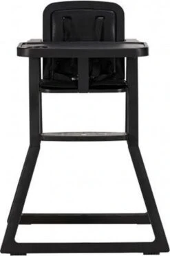 Puck Plain Kinderstoel Met Kussen Zwart -Stokke Verkoop 795x1200