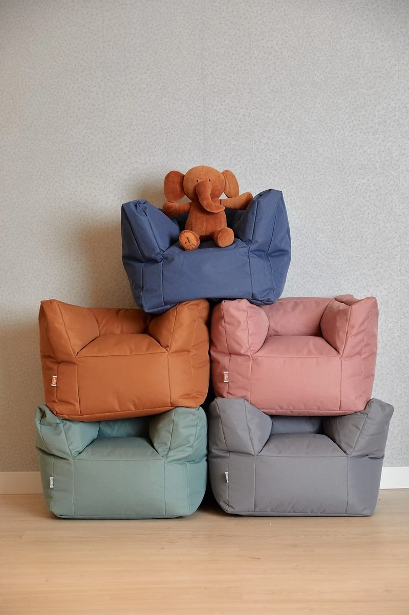 Jollein Kinderfauteuil - Storm Grey 5 Jollein Kinderfauteuil - Storm Grey - Afbeelding 3