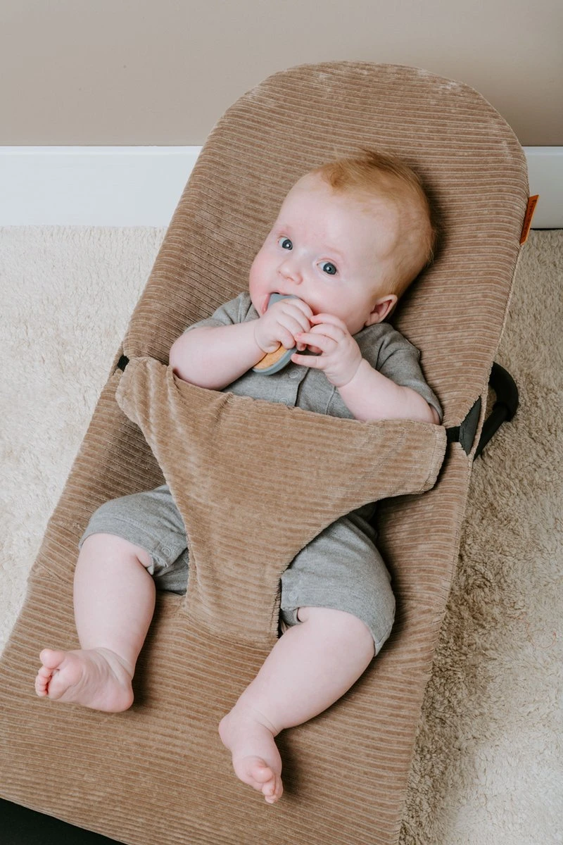 Baby's Only Wipstoelhoes Sense - Clay - Geschikt Voor BabyBjörn Wipstoel - Mimi Wipstoel - Q-Bouncer 6 Baby's Only Wipstoelhoes Sense - Clay - Geschikt Voor BabyBjörn Wipstoel - Mimi Wipstoel - Q-Bouncer - Afbeelding 4