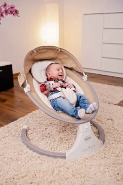 4Baby Rock 'n Relax Grijs - Babyschommel - Elektronische BabySwing - 5 Snelheden - Inclusief Accessoires -Stokke Verkoop 800x1200 56