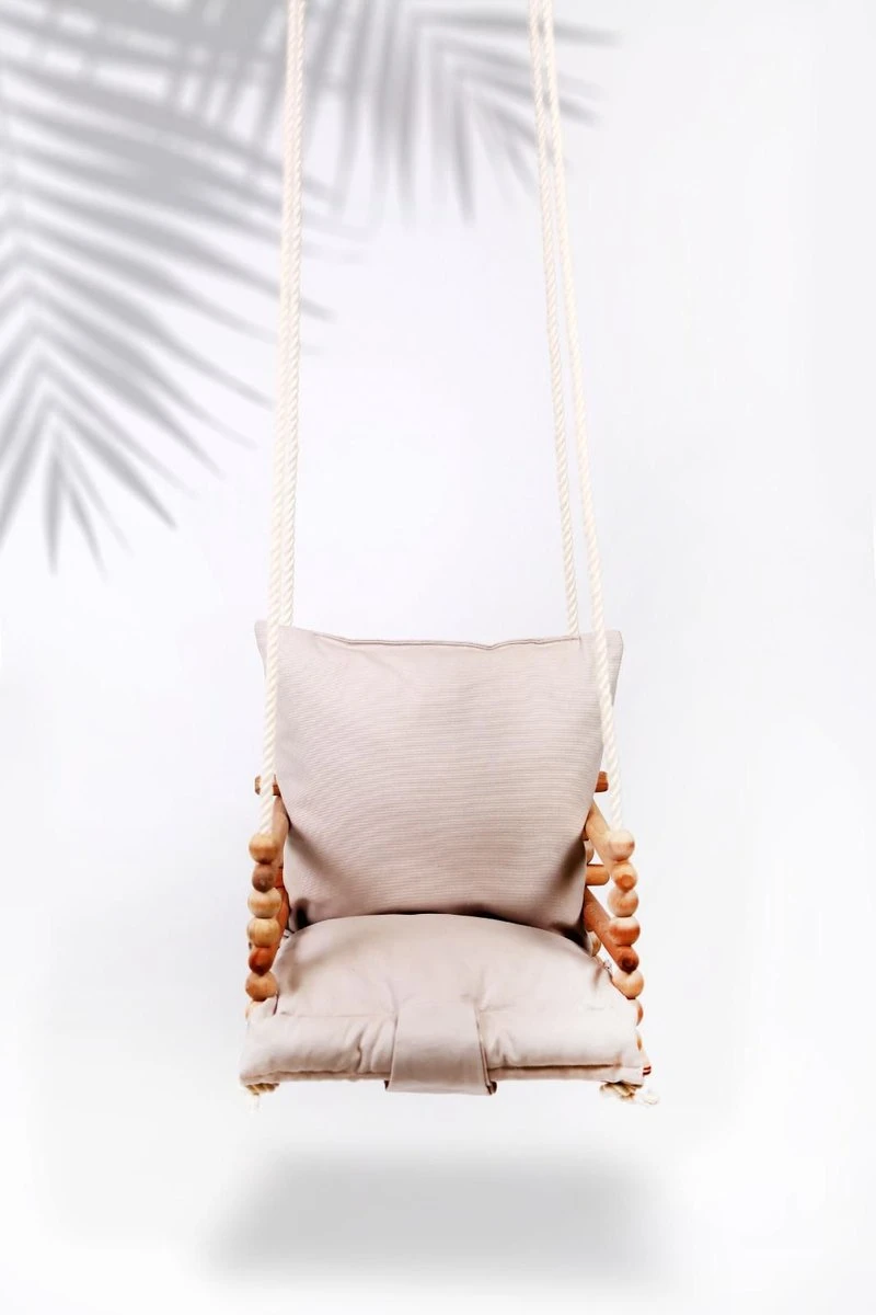 Babyschommel Met Berkenhout - Schommel Baby - Baby Swing Tot 60 Kg - Verstelbaar Schommel Kind - Babyswing 10 Babyschommel Met Berkenhout - Schommel Baby - Baby Swing Tot 60 Kg - Verstelbaar Schommel Kind - Babyswing - Afbeelding 8