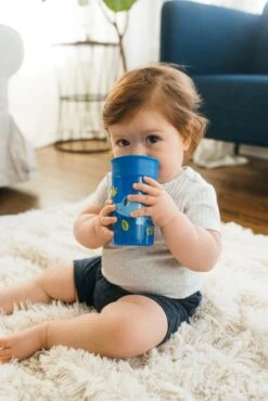 Dr. Brown's Dr Brown's - Cheers 360° Drinkbeker - 9+ Maanden - Blauw - 300ml -Stokke Verkoop 801x1200 34