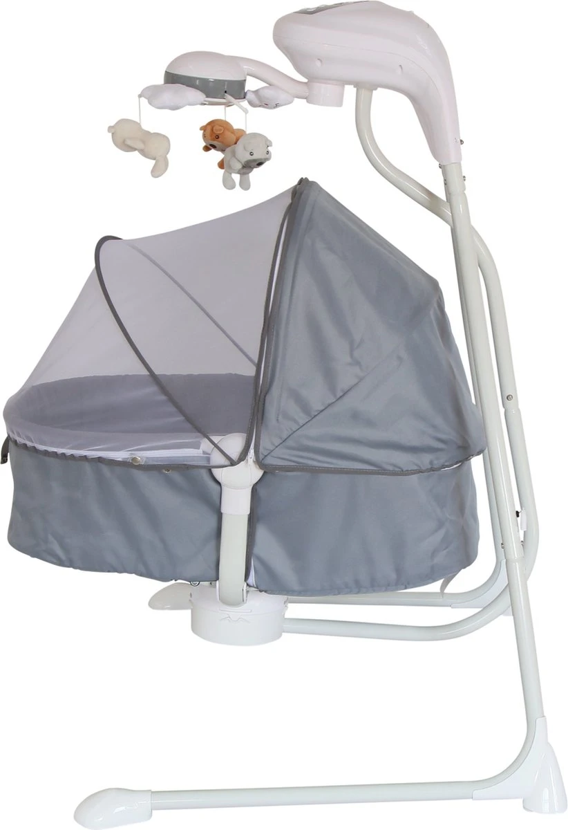 Quilola Elektrische Wieg En Schommelstoel In 1 - Geschikt Voor 0-36 Maanden 7 Quilola Elektrische Wieg En Schommelstoel In 1 - Geschikt Voor 0-36 Maanden - Afbeelding 5