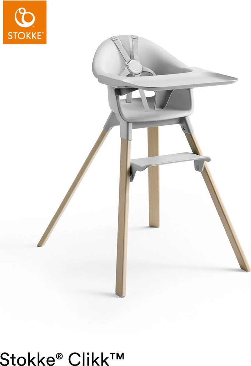 Stokke® Clikk™ High Stoel Cloud Grey 3 Stokke® Clikk™ High Stoel Cloud Grey