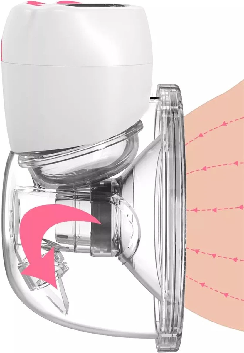 Nutric Elektrische Borstkolf - BPA-Vrij - Draagbaar & Draadloos - Verschillende Opzetstukken & Standen - 2 Stuks 7 Nutric Elektrische Borstkolf - BPA-Vrij - Draagbaar & Draadloos - Verschillende Opzetstukken & Standen - 2 Stuks - Afbeelding 5