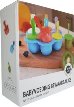 Southland Babyvoeding Bewaarbakjes - Babyvoedingsaccessoires - Siliconen Lepeltjes - BPA-vrij - Babyvoeding Diepvriesbakje -Stokke Verkoop 838x1200 4
