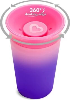 Munchkin Miracle 360 Colour Changing Sippy Cup Pink -Stokke Verkoop 842x1200 2