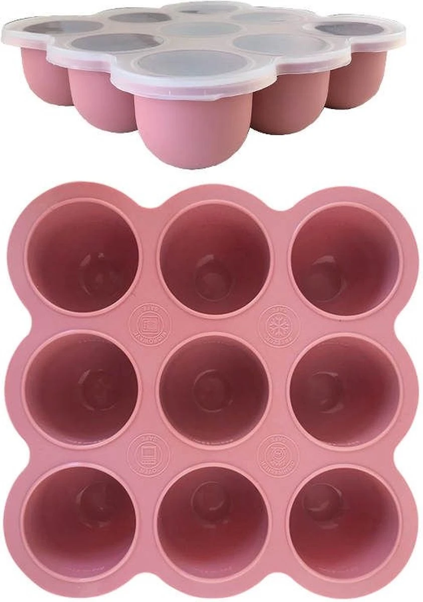 Maepa Bewaarbakjes Babyvoeding - Baby - Hapjes - Diepvriesbakje - 9 Porties Babyvoeding - Moedermelk Bewaarbakje - Invriezen Babyvoeding 3 Maepa Bewaarbakjes Babyvoeding - Baby - Hapjes - Diepvriesbakje - 9 Porties Babyvoeding - Moedermelk Bewaarbakje - Invriezen Babyvoeding