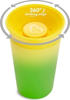 Munchkin Miracle 360 Colour Changing Sippy Cup Yellow -Stokke Verkoop 843x1200 9