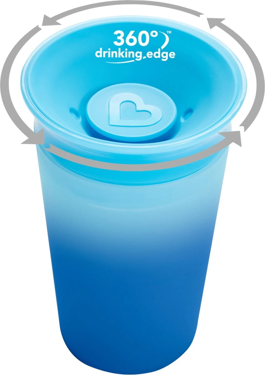 Munchkin Miracle 360 Colour Changing Sippy Cup Blue 10 Munchkin Miracle 360 Colour Changing Sippy Cup Blue - Afbeelding 8