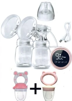 G G 1989 Borstkolf-elektrische Dubbel-dubbelzijdig-kolfapparaat-LED Display-9 Standen-compact+2 Fruitspenen -rose