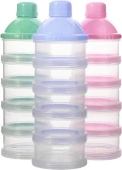 Babylatte® - Melkpoedertoren - BPA Vrij - Babypoeder Bewaarbakjes - Doseerdoosje -- Poedertoren - Babyuitzet – Kraamcadeau - Groen - 5-laags -Stokke Verkoop 861x1200 6
