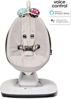 4moms MamaRoo 5 Classic Grey | Beweegt Zoals Jij, Bedienen Met Je Smartphone, WiFi Smart Home Integratie Via Amazon Alexa En Google Home -Stokke Verkoop 863x1200