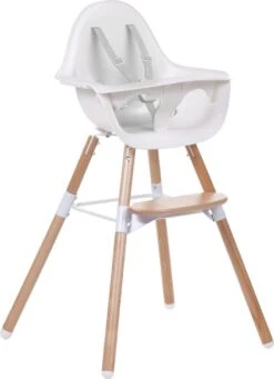 Childhome Childwood Evolu 2 - Kinderstoel 2 In 1 Met Beugel - Naturel/Wit -Stokke Verkoop 870x1200