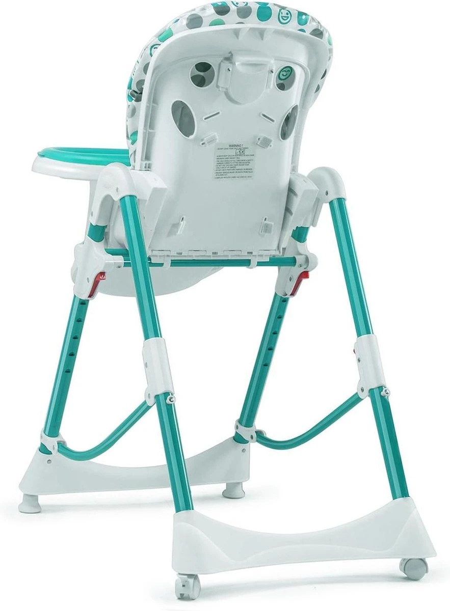 Baby Vivo -kinderstoel - Kinder Eetstoel- Inklapbaar- Tippy - Turquoise 6 Baby Vivo -kinderstoel - Kinder Eetstoel- Inklapbaar- Tippy - Turquoise - Afbeelding 5