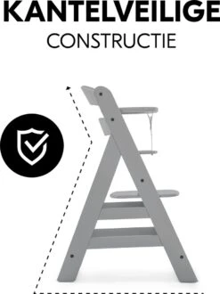 Hauck Alpha+ Kinderstoel - Grijs -Stokke Verkoop 898x1200