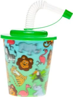 Uitdeelbekers - Uitdeelcadeau - 12 Stuks - Wilde Dieren - Drinkbeker - 3D Effect -Stokke Verkoop 898x1200 8