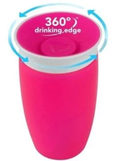 Munchkin Miracle 360 Sippy Cup Drinkbeker Roze -Stokke Verkoop 898x1200 9