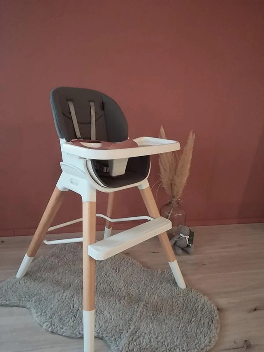 Kekk Diner Kinderstoel - Grijs 7 Kekk Diner Kinderstoel - Grijs - Afbeelding 5