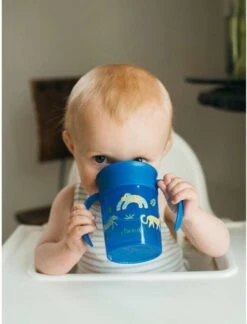 Dr. Brown's Dr Brown's - Cheers 360° Drinkbeker - 6+ Maanden - Blauw - 200ml -Stokke Verkoop 914x1200 1