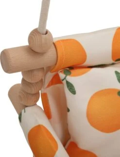 Baby / Kinder Schommel Voor Binnen Of Buiten! - Baby Swing Sinaasappeltjes - Schommelstoel Inclusief Zachte Kussens En Bevestigingsmaterialen -Stokke Verkoop 917x1200