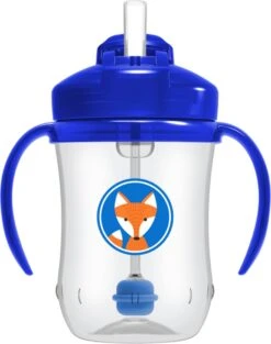 Dr. Brown's Dr Browns - Overgangsbeker Met Rietje En Handvaten - Blauw - 270ml 11 Dr. Brown's Dr Browns - Overgangsbeker Met Rietje En Handvaten - Blauw - 270ml -Stokke Verkoop 947x1200 5