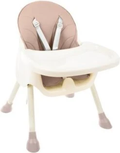 Merkloos Kinderstoel 3 In 1 Verstelbaar - Stoel - Kinderzitje - Stoeltje - Stoelen - Voederstoel - Eetstoel - Combistoel - Baby Eetstoel - Kinderstoel Voor Baby's - Klaptafel 5-punts Gordel - Licht Roze -Stokke Verkoop 948x1200 2