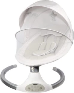 Tryco Hugg Swing Babyschommel - Zilver/Wit - Draaibare Babyswing - Met Muziek -Stokke Verkoop 953x1200 1