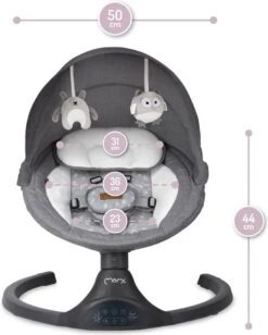 Momi Lami Dark Grey Elektrische Babyschommel BULE00022 32 Momi Lami Dark Grey Elektrische Babyschommel BULE00022 -Stokke Verkoop 961x1200 1