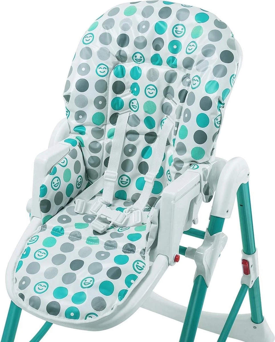Baby Vivo -kinderstoel - Kinder Eetstoel- Inklapbaar- Tippy - Turquoise 4 Baby Vivo -kinderstoel - Kinder Eetstoel- Inklapbaar- Tippy - Turquoise - Afbeelding 3