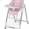 Tissy® 2 In 1 Eetstoel / Kinderstoel – Roze/Wit – Inklapbare Eetstoel Met Speeltafel -Stokke Verkoop 970x1200