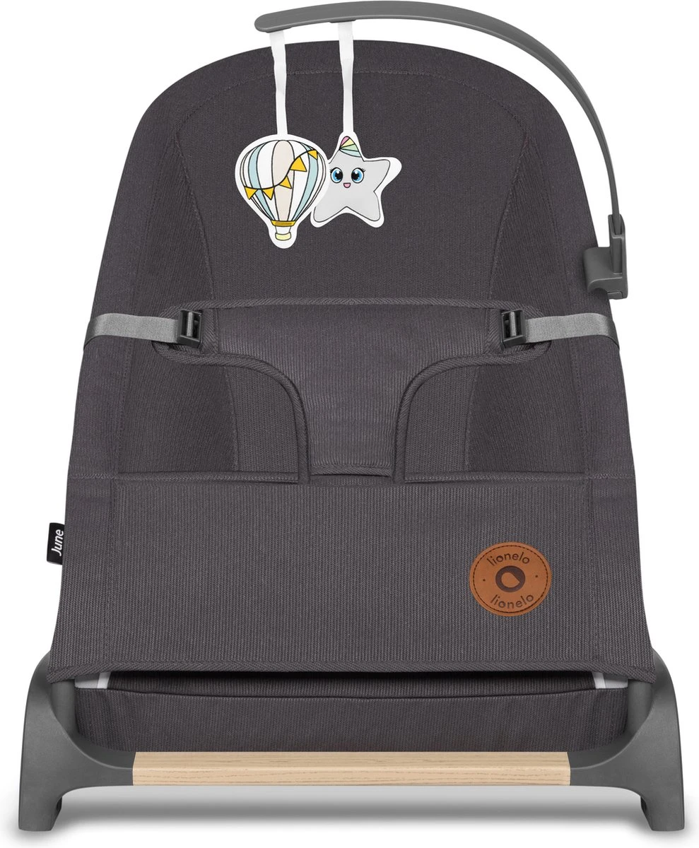 Lionelo June - Babyschommel - Tot 9 Kg - 3-punts Veiligheidsgordels - Lichtgewicht 6 Lionelo June - Babyschommel - Tot 9 Kg - 3-punts Veiligheidsgordels - Lichtgewicht - Afbeelding 4