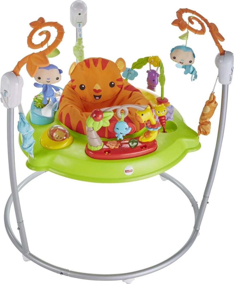 Fisher Price Fisher-Price Jumperoo - Roarin' Rainforest Wipstoel 3 Fisher Price Fisher-Price Jumperoo - Roarin' Rainforest Wipstoel