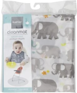 Kushies -Kinderstoelbekleiding - Cleanmat - Knoeimat - Knoeimat Baby -137cm - Elephants -Stokke Verkoop 994x1200 3