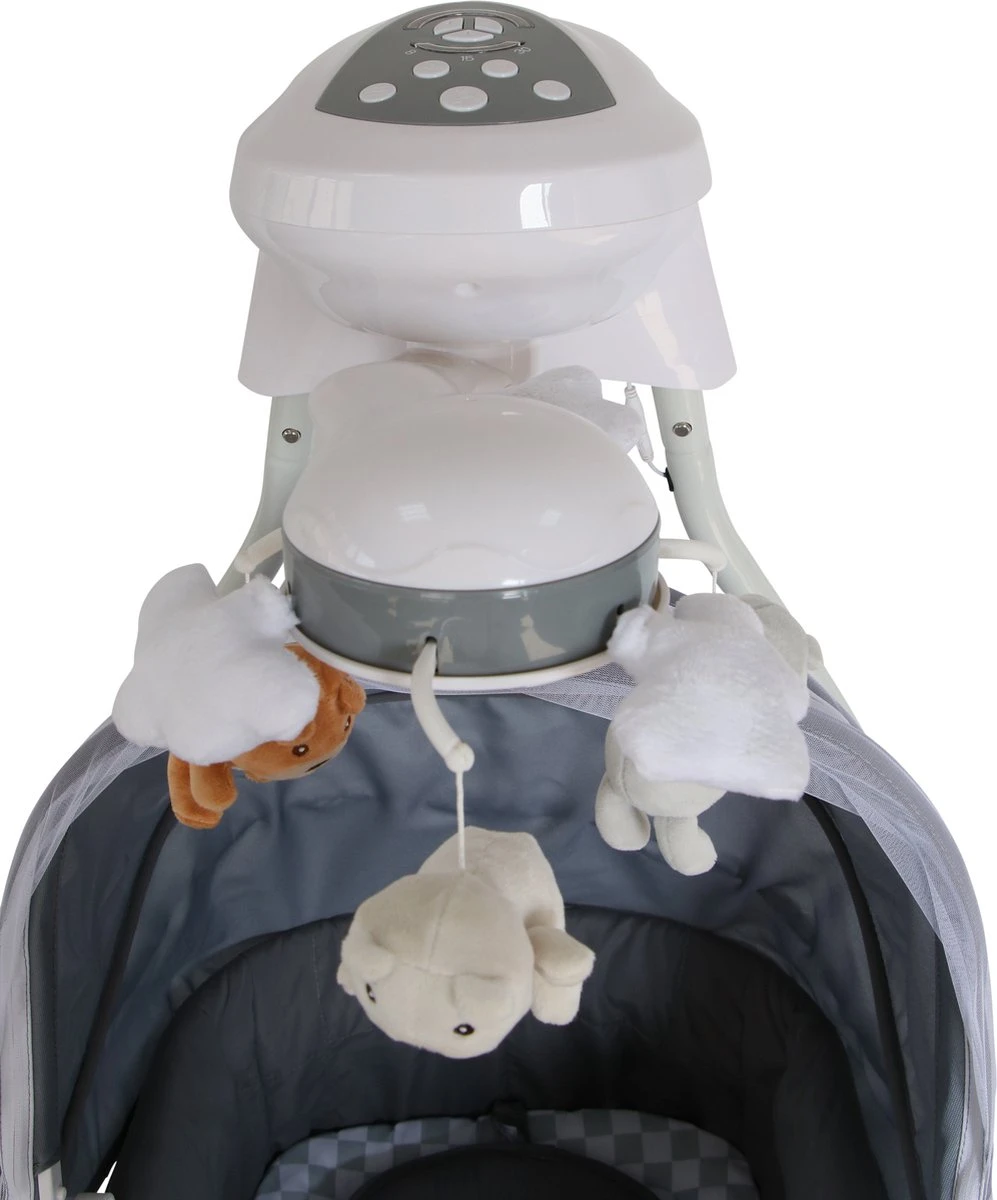 Quilola Elektrische Wieg En Schommelstoel In 1 - Geschikt Voor 0-36 Maanden 6 Quilola Elektrische Wieg En Schommelstoel In 1 - Geschikt Voor 0-36 Maanden - Afbeelding 4